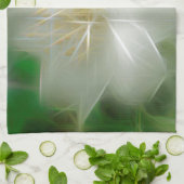 White Shiny Jasmine Geschirrtuch (Gefaltet)