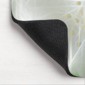 White Shiny Jasmine Mousepad (Ecke)