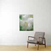 White Shiny Jasmine Wandteppich (Beispiel)