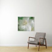 White Shiny Jasmine Wandteppich (Beispiel (Horizontal))