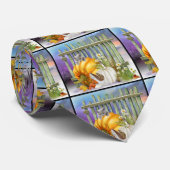 White Shoe Lost im Pumpkin Patch Krawatte (Gerollt)