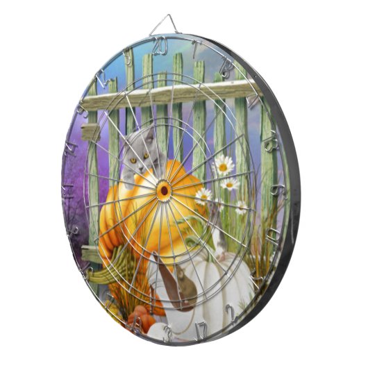 White Shoe Lost in the Pumpkin Patch ist eine Coll Dartscheibe (Vorderseite rechts)