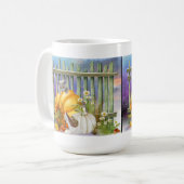 White Shoe Lost in the Pumpkin Patch ist eine Coll Kaffeetasse (Vorderseite Links)