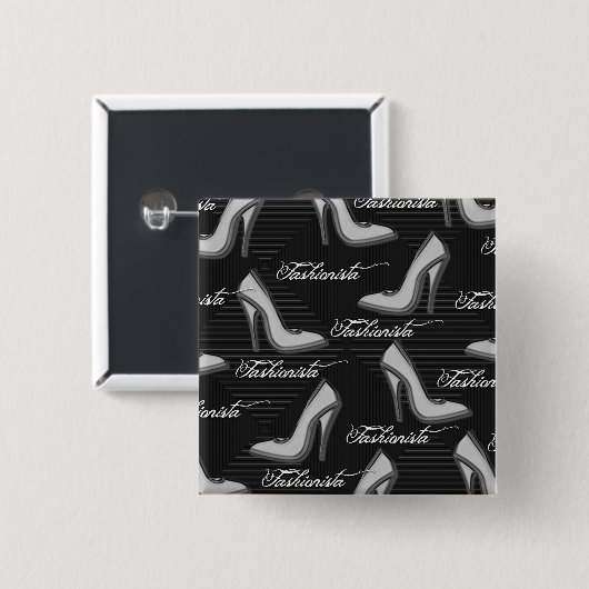 White Shoes-Fashionista-Button Button (Vorne & Hinten)