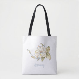 White Shrub Rose Tasche