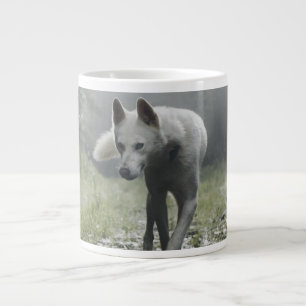 White Siberian Husky Jumbo-Tasse