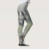 White Siberian Husky Leggings (Rechts)