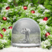 White Siberian Husky Schneekugeln (Weihnachten)