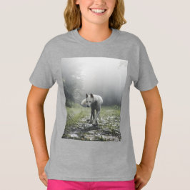 White Siberian Husky T - Shirt