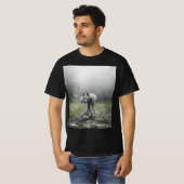 White Siberian Husky T - Shirt (Vorne ganz)