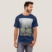 White Siberian Husky T - Shirt (Vorne ganz)