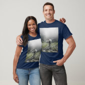 White Siberian Husky T - Shirt (Unisex)