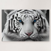 White Siberian Tiger Jigsaw Puzzle (Horizontal)