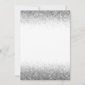 White Silver Graduation Party Class of 2024 Einladung (Rückseite)