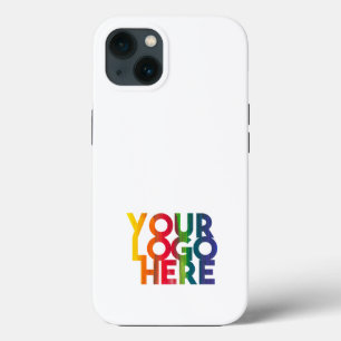 White Simple Business Logo Company Case-Mate iPhone Hülle