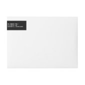 White Simple Script Be Joyful Holiday Labels (Vorderseite)