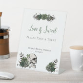 White Skull Rose Irish Brautparty Favoriten Signie Sockelschild (In SItu)