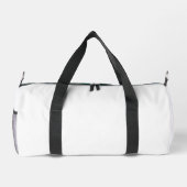 White Small Duffel Bag Trend Abstrakt Green Gold Duffle Bag (Rückseite)