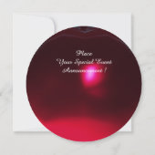 WHITE SNAKE DRAGON RED BURGUNDY RUBY GEM STONE EINLADUNG (Rückseite)