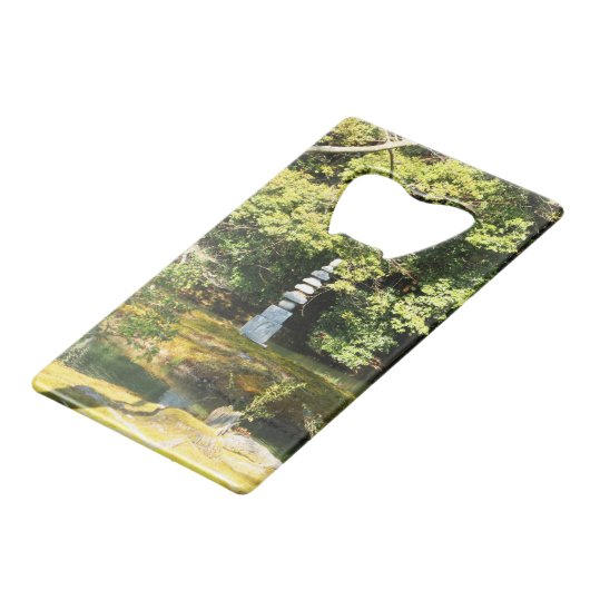 White Snake Pagoda / Hakuja No Tsuka Geldbeutel Flaschenöffner (Vorderseite Schrägansicht)