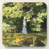 White Snake Pagoda / Hakuja No Tsuka Getränkeuntersetzer (Vorderseite)