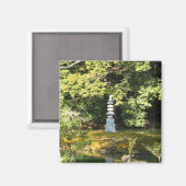 White Snake Pagoda / Hakuja No Tsuka Magnet (Vorderseite/Rückseite)