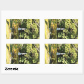 White Snake Pagoda / Hakuja No Tsuka Rechteckiger Aufkleber (Blatt)