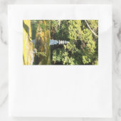 White Snake Pagoda / Hakuja No Tsuka Rechteckiger Aufkleber (Tasche)