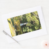 White Snake Pagoda / Hakuja No Tsuka Rechteckiger Aufkleber (Umschlag)