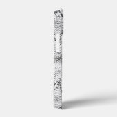 White Snake Skin Print Case-Mate iPhone Hülle (Rückseite / Rechts)