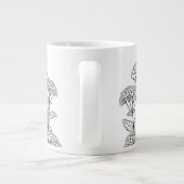 White Snakeroot - Ageratina altissima - Native Jumbo-Tasse (Rückseite)