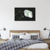 White Snowball Hydrangea - Annabelle Leinwanddruck (Insitu (Schlafzimmer))