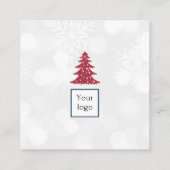 WHITE Snowboard Visitenkarte (Rückseite)