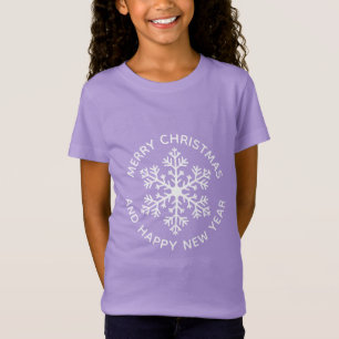 White Snowflake Holiday T - Shirt (Kind)