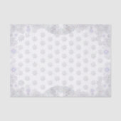 white snowflake seidenpapier (Vorderseite)