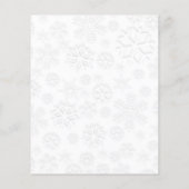 White Snowflakes (Rückseite)