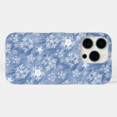 White Snowflakes Case-Mate iPhone Hülle (Rückseite (Horizontal))