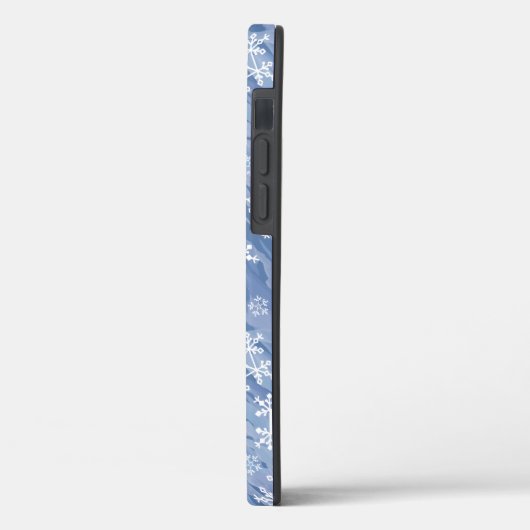 White Snowflakes Case-Mate iPhone Hülle (Rückseite / Links)