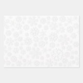 White Snowflakes Geschenkpapier Set (Vorderseite 2)