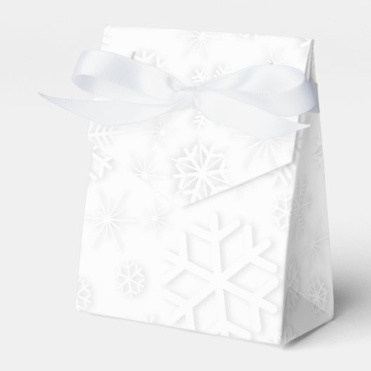 White Snowflakes Geschenkschachtel (Vorderseite)