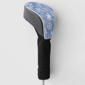 White Snowflakes Golf Headcover (angewinkelt)