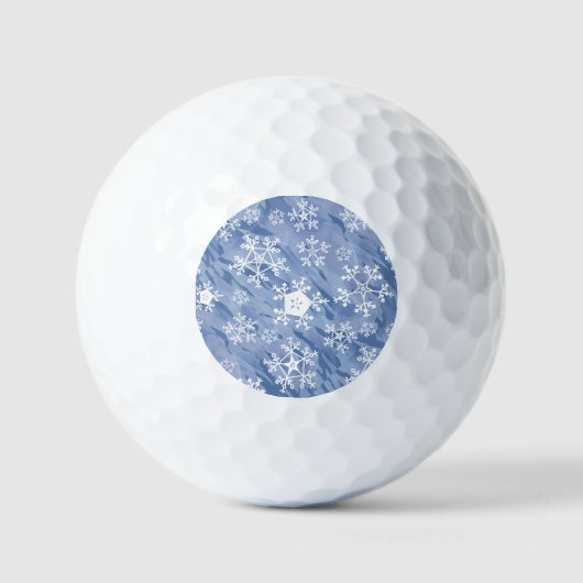 White Snowflakes Golfball (Vorderseite)