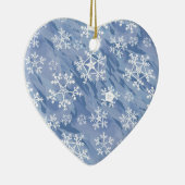 White Snowflakes Keramik Ornament (Rechts)