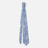 White Snowflakes Krawatte (Rückseite)