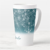 White Snowflakes Milchtasse (Rechte Ecke)
