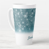 White Snowflakes Milchtasse (Linke Ecke)
