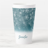White Snowflakes Milchtasse (Vorderseite)
