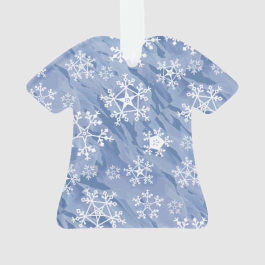 White Snowflakes Ornament (Rückseite)