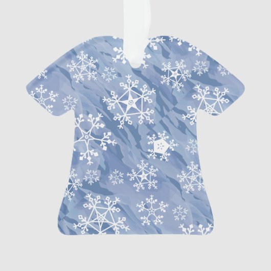 White Snowflakes Ornament (Vorderseite)