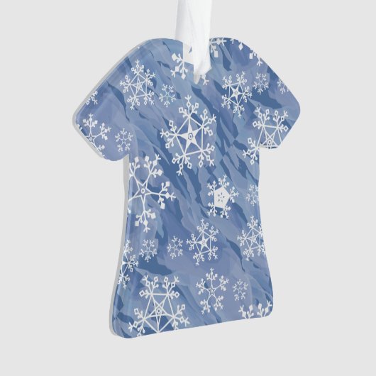 White Snowflakes Ornament (Vorderseite)